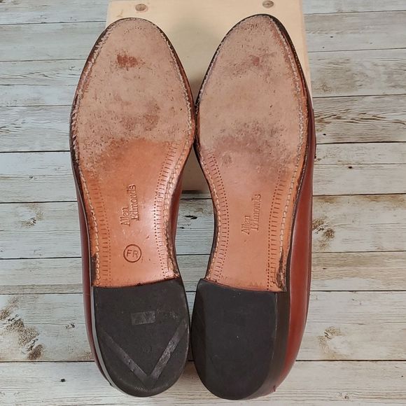 Allen Edmonds Women's Brookline Loafers Cognac Brown Size 10B Ladies Loafers - Picture 4 of 9